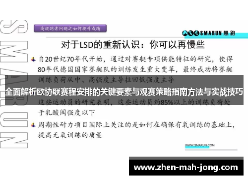 全面解析欧协联赛程安排的关键要素与观赛策略指南方法与实战技巧