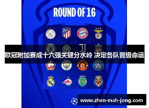 欧冠附加赛成十六强关键分水岭 决定各队晋级命运